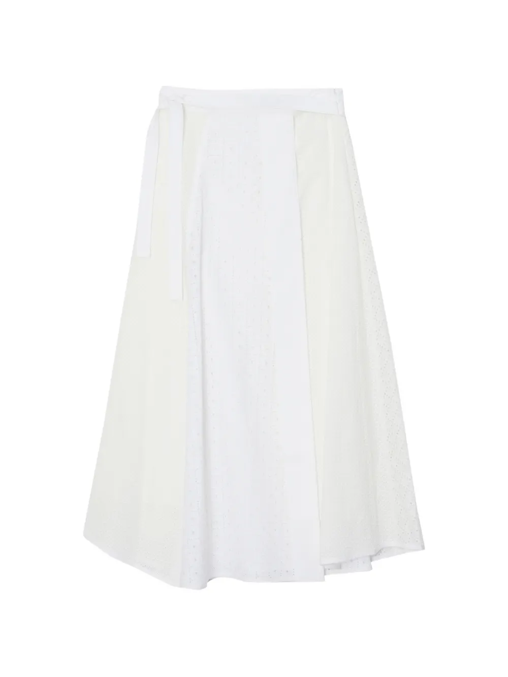 3.1 Phillip Lim tie-detail midi skirt - Bianco