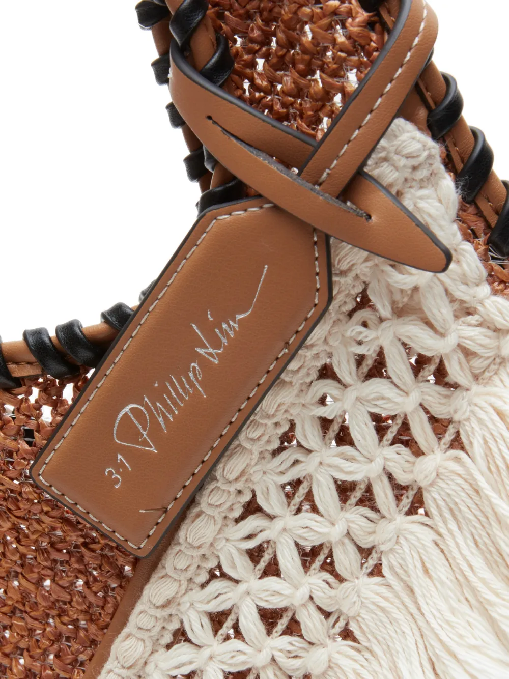 3.1 Phillip Lim Shopper met franje Bruin