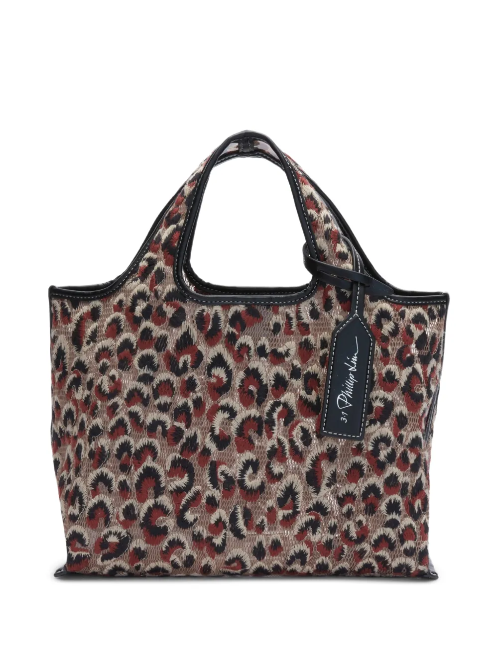 3.1 Phillip Lim leopard-print tote bag - Toni neutri