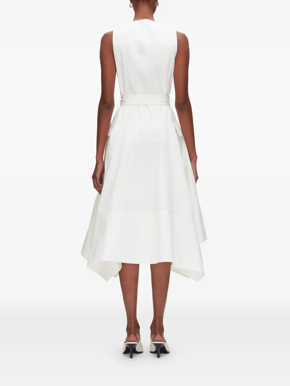 3.1 Phillip Lim Jurk met V-hals Beige