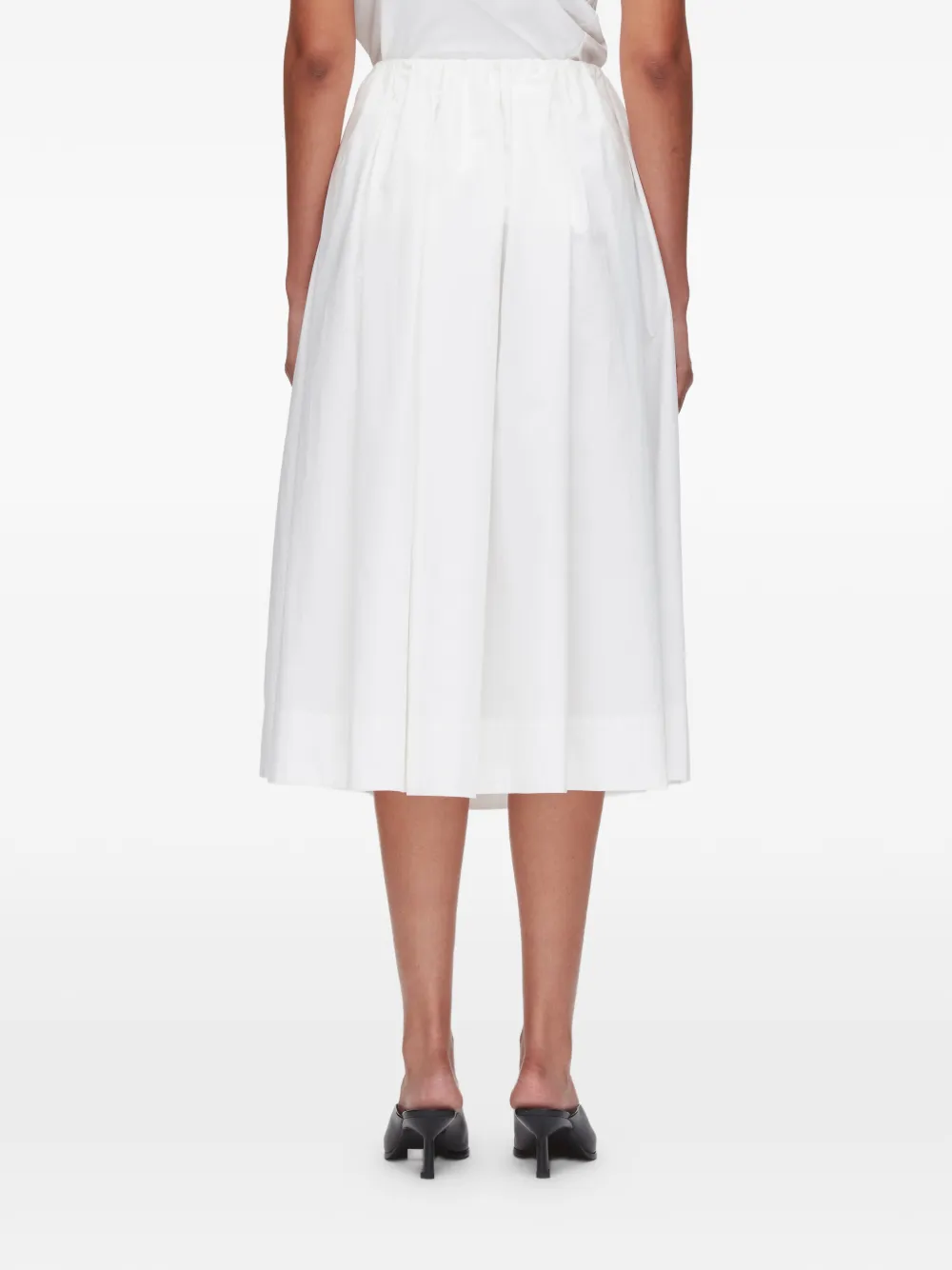 3.1 Phillip Lim Midi-rok met ceintuur Wit