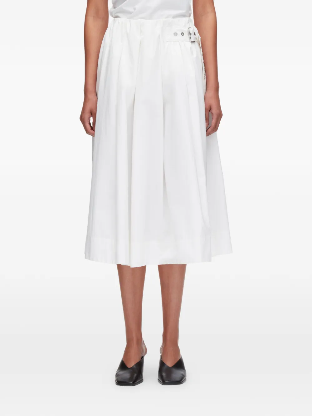 3.1 Phillip Lim Midi-rok met ceintuur Wit