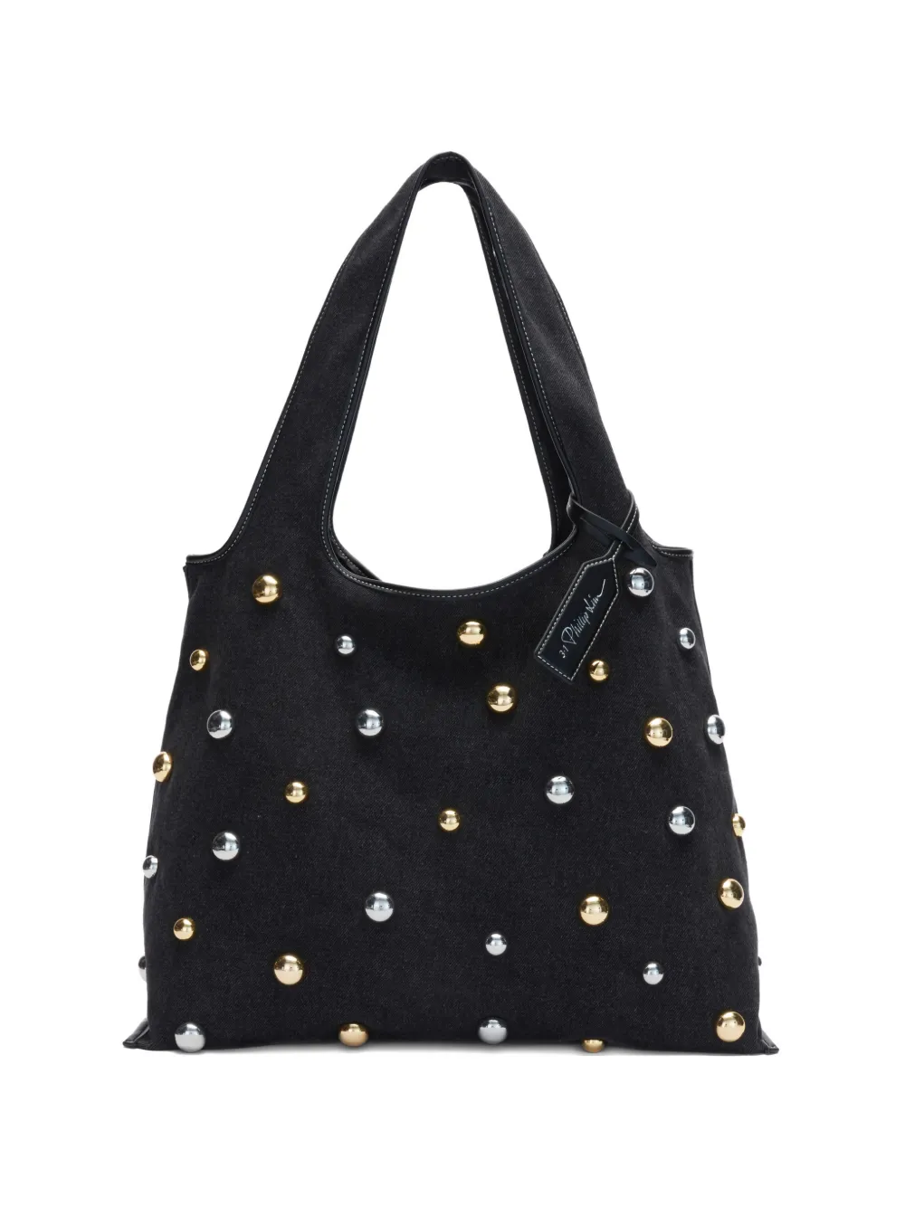 3.1 Phillip Lim Dome studded tote bag - Nero