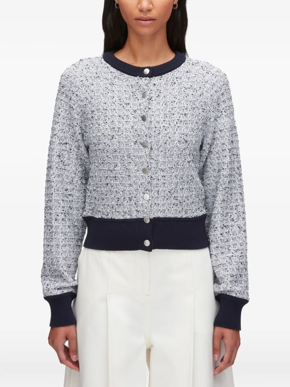 3.1 Phillip Lim Vest met ronde hals Blauw