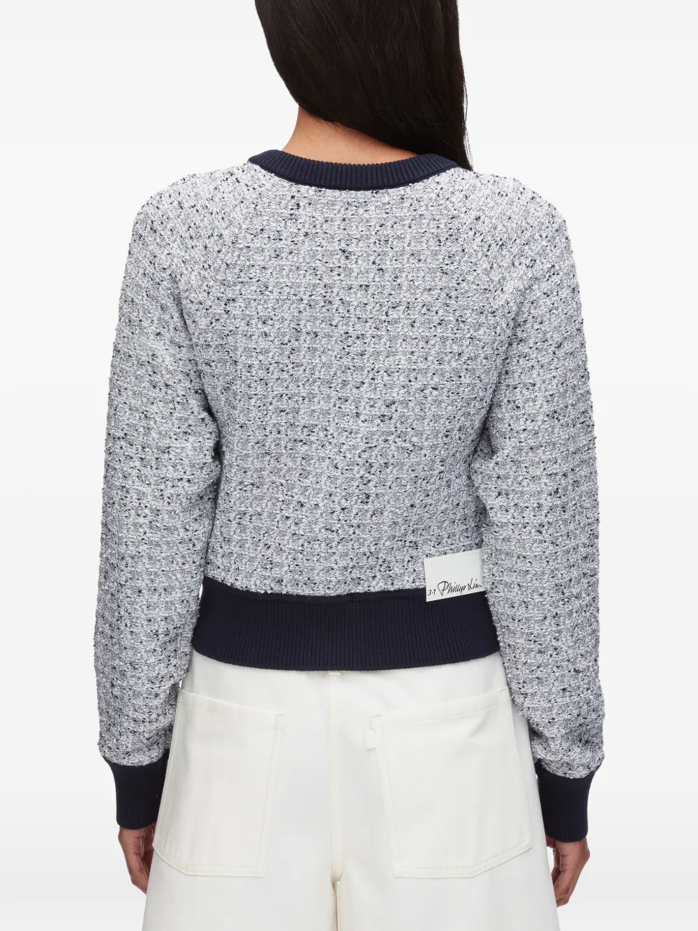3.1 Phillip Lim Vest met ronde hals Blauw