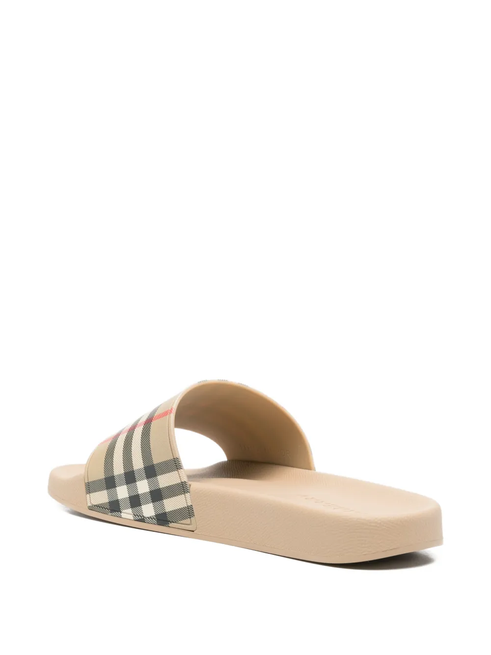 Burberry Geruite slippers Beige