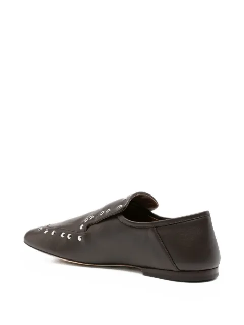 Wales Bonner Dakar studded leather loafers
