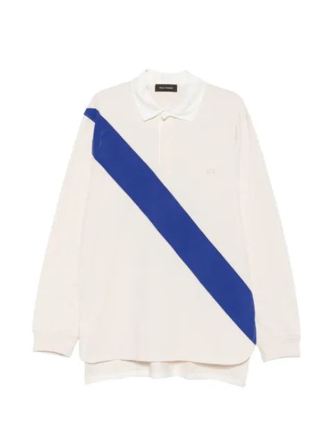 Wales Bonner Prism diagonal-stripe polo shirt