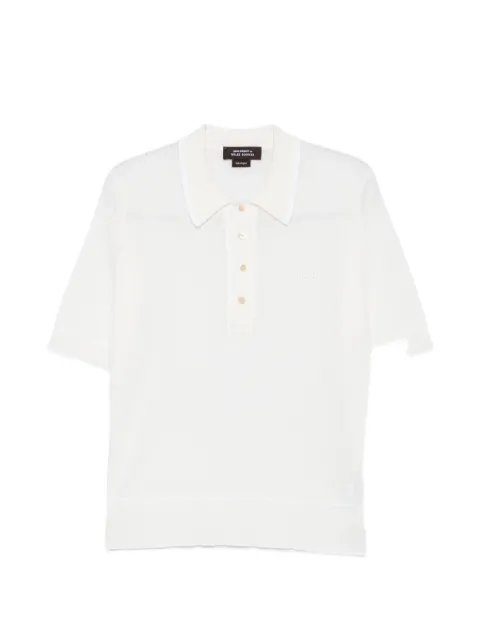 Wales Bonner Blessings lace-knit polo shirt