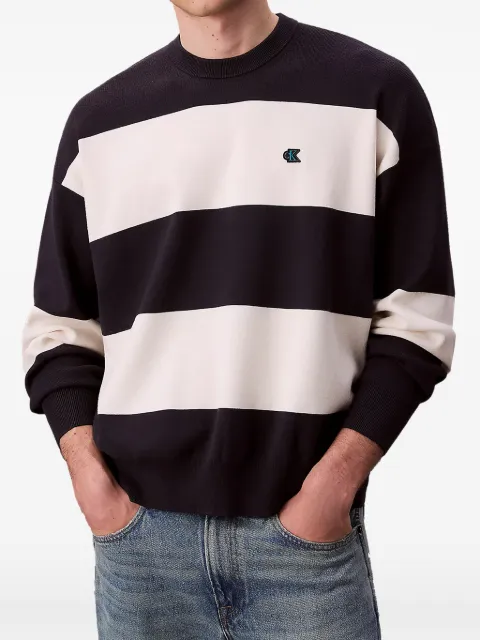 Calvin Klein logo-patch sweater