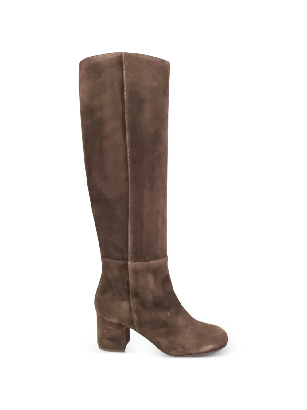 Via Roma 15 V-embellishment suede boots Bruin
