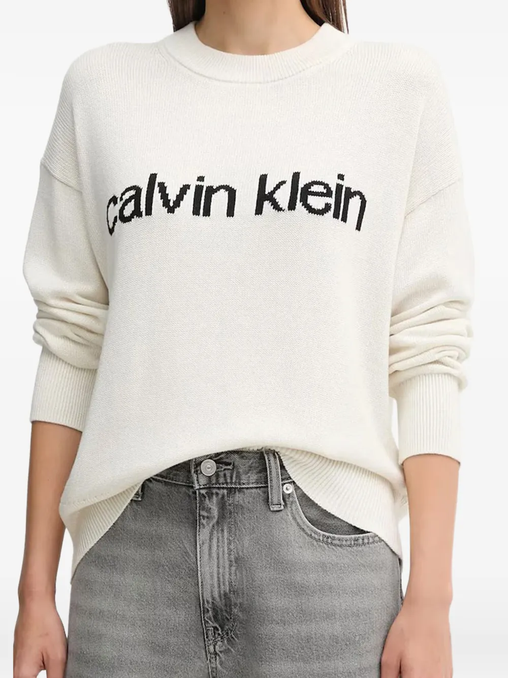 Calvin Klein long-sleeves sweatshirt - Toni neutri