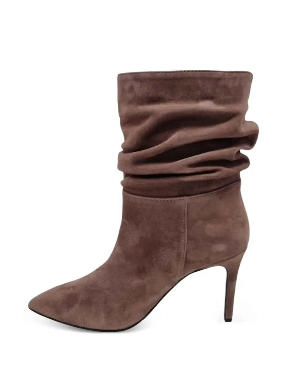 Via Roma 15 Enkellaarzen met puntige neus Bruin