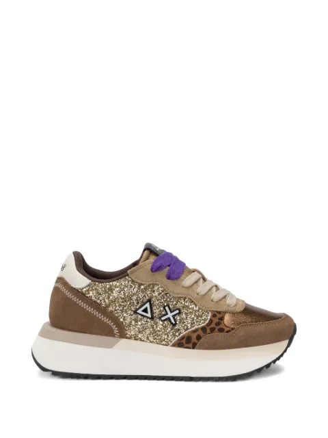 Sun68 Big Ally Glitter leopard sneakers