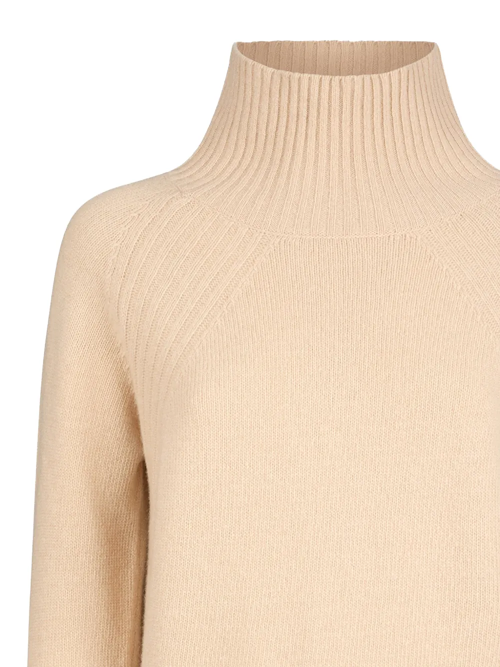  Dondup Ribbed High-neck Sweater - Neutrals 