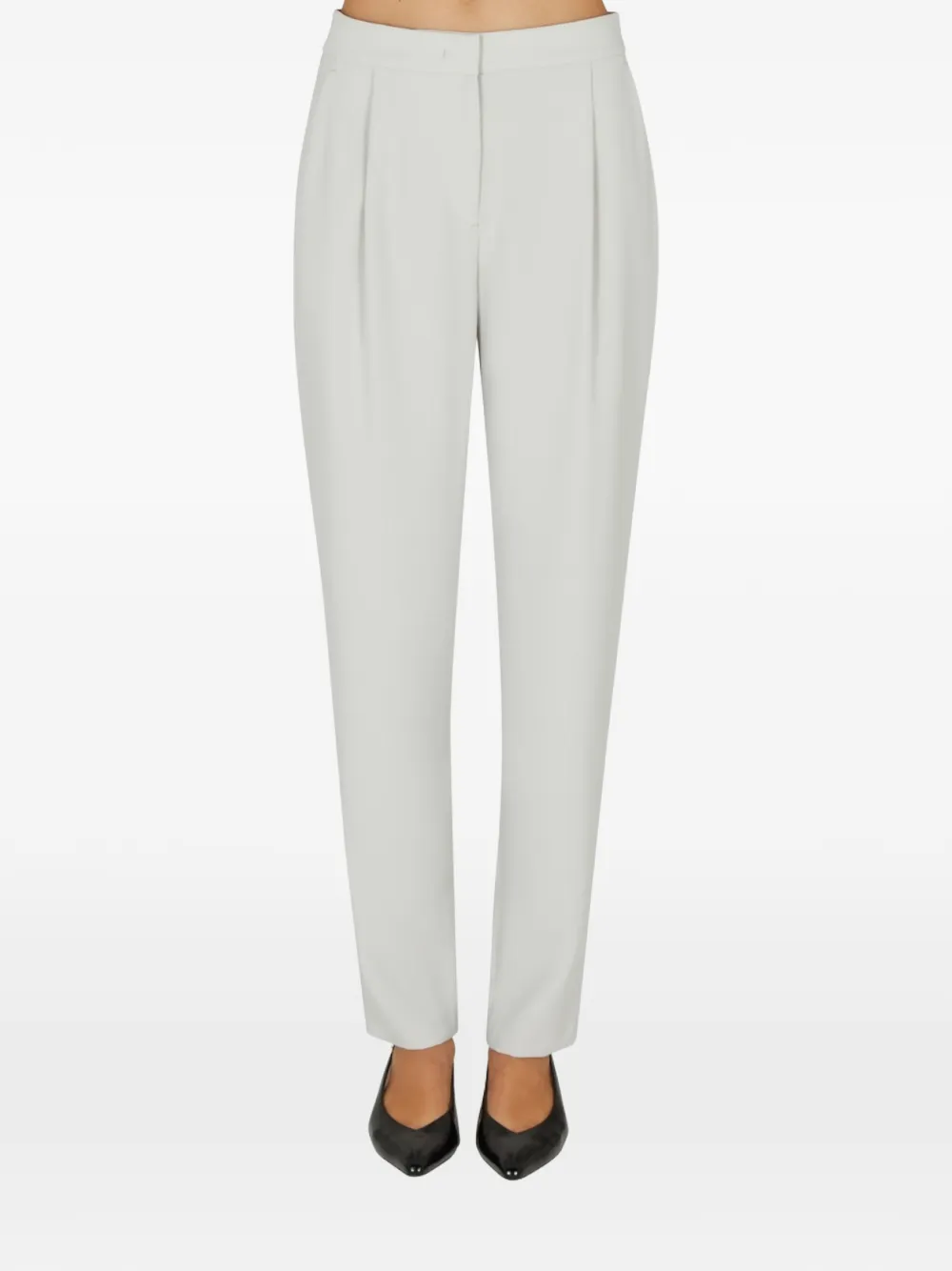 Armani Exchange Broek met toelopende pijpen - Grijs