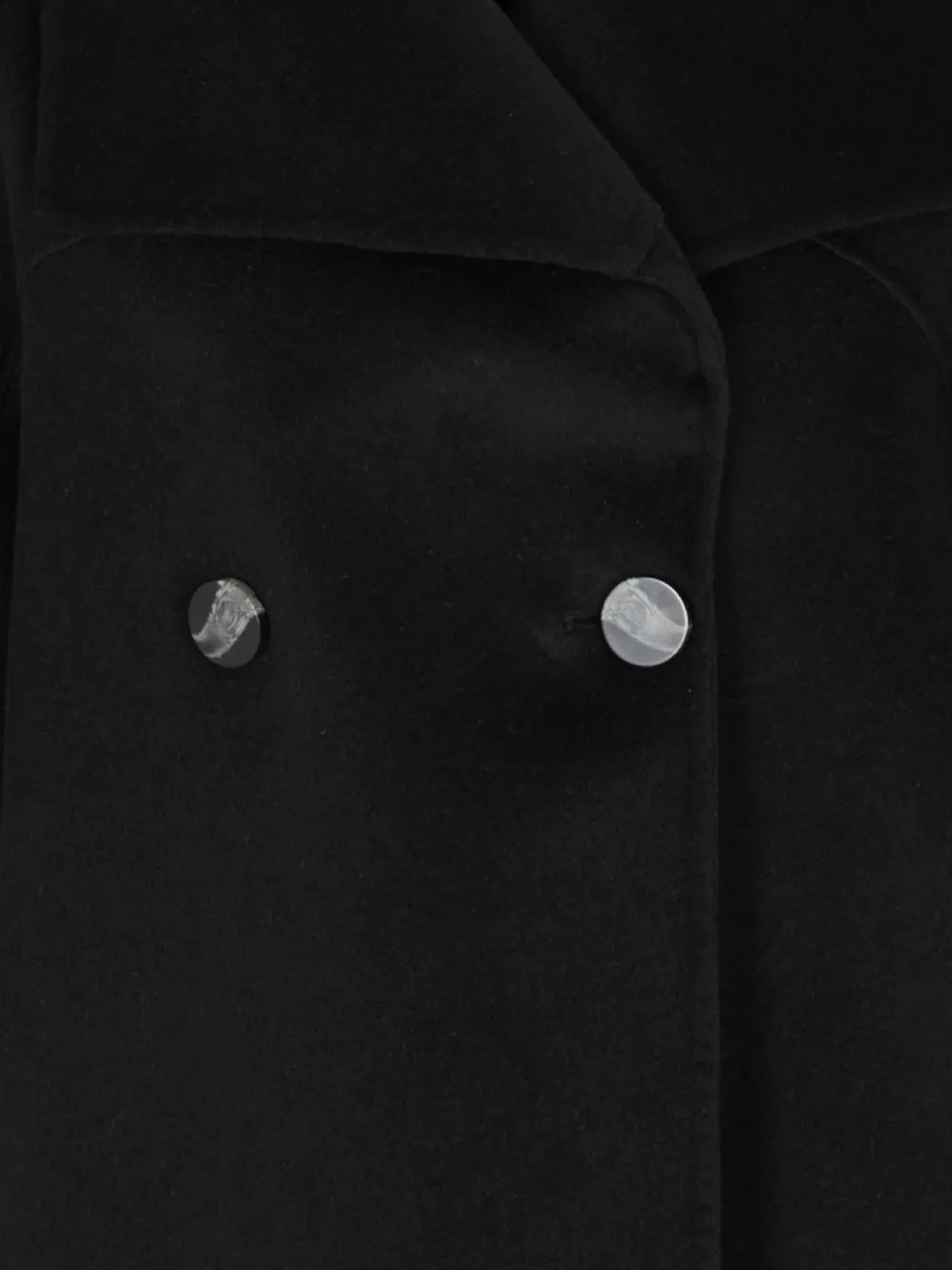  Armani Exchange Buttoned Coat - Black 