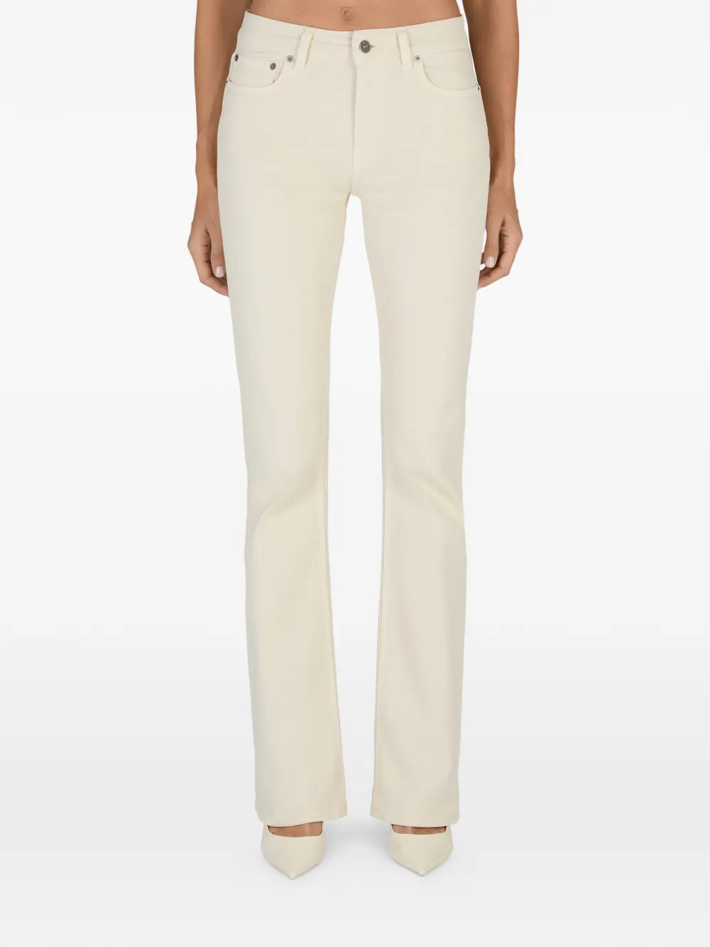  Dondup Logo-patch Jeans - Neutrals 