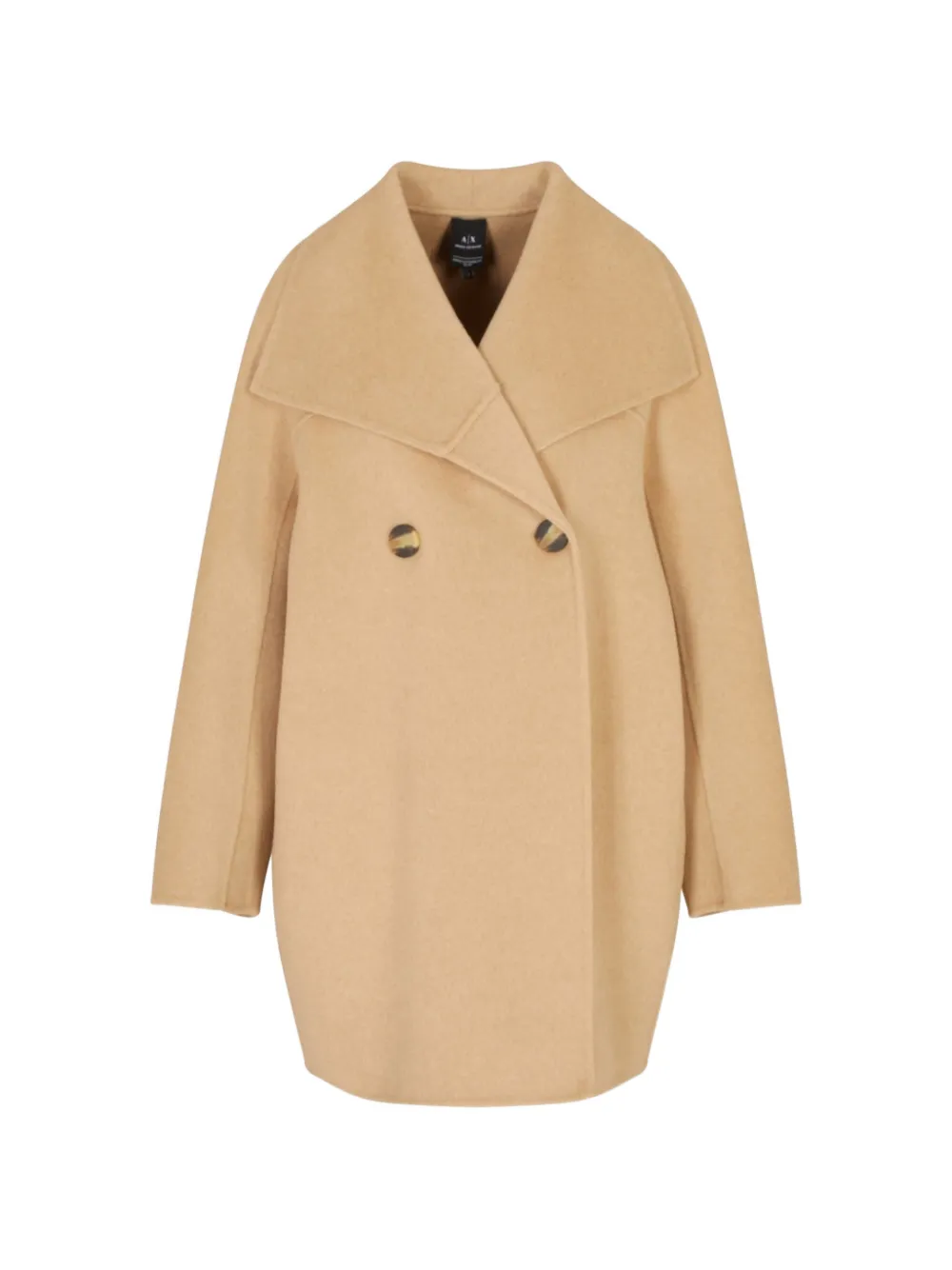 Armani Exchange double-breasted coat - Toni neutri