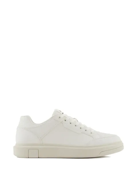 Armani Exchange embossed trainers