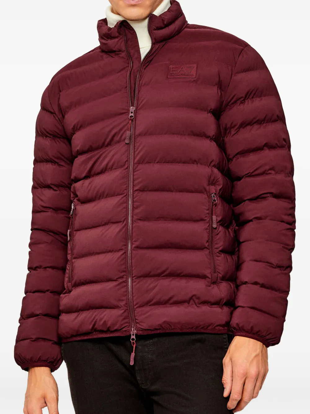 Ea7 Emporio Armani padded coat - Rosso