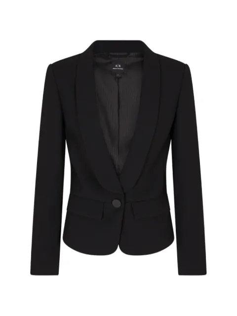 Armani Exchange blazer con cuello esmoquin