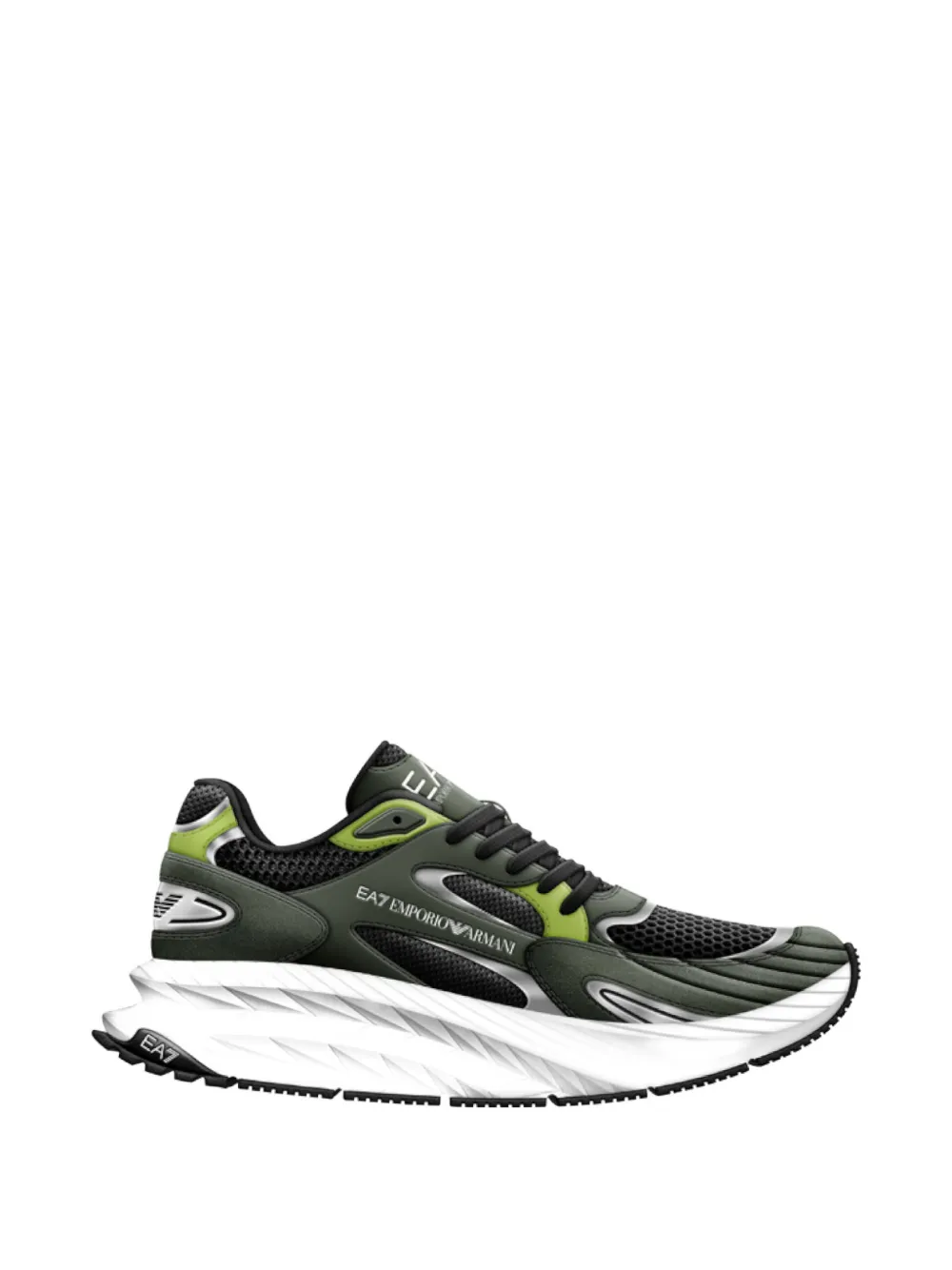 Ea7 Emporio Armani Crusher Sonic Mix sneakers Groen