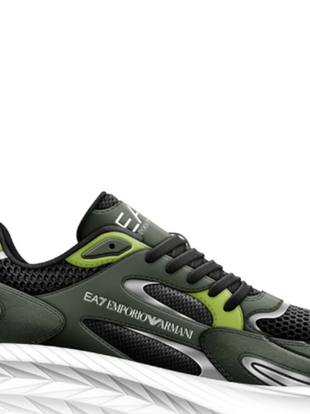 Ea7 Emporio Armani Crusher Sonic Mix sneakers Groen