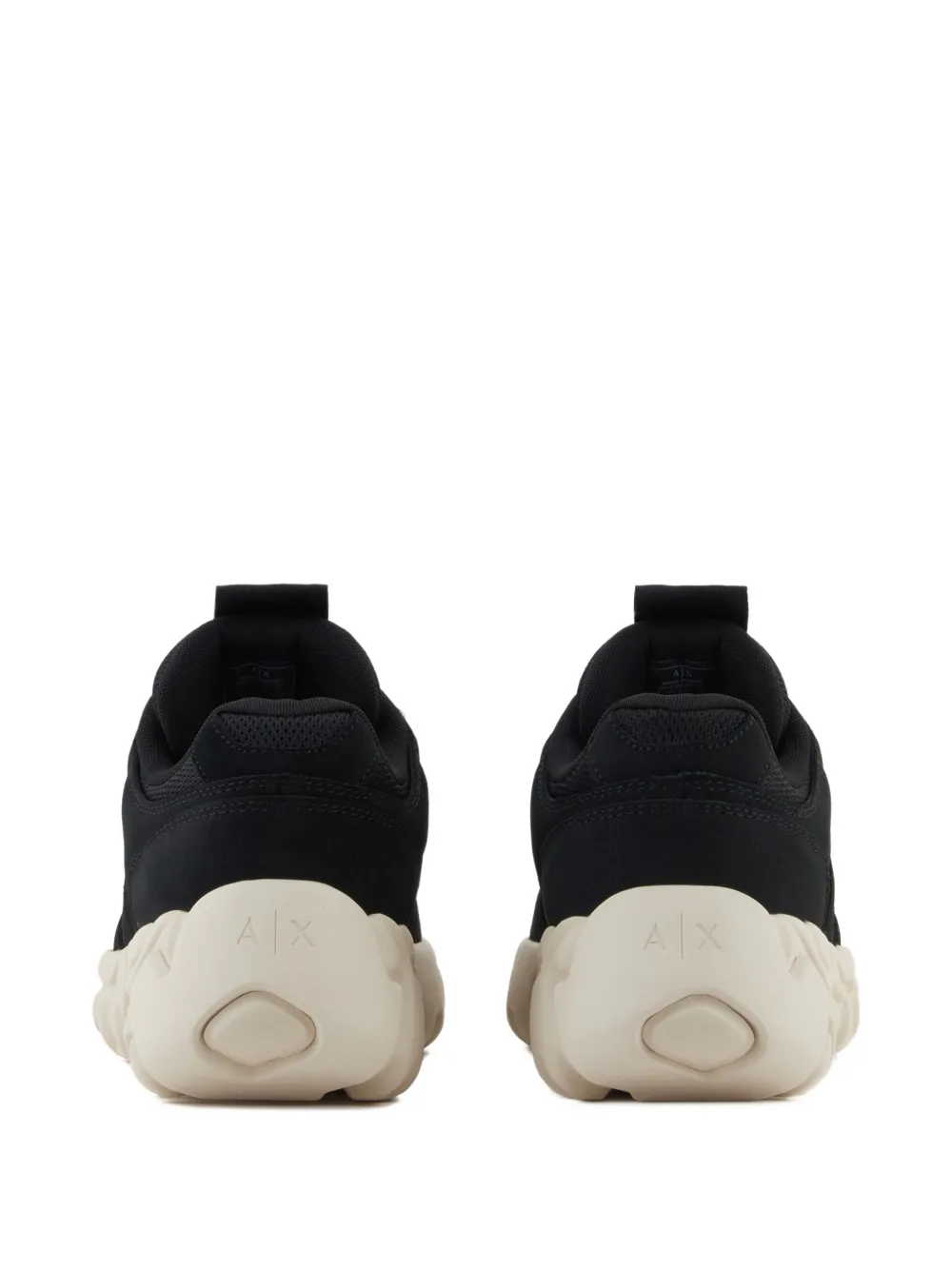 Armani Exchange Sneakers met logoprint Zwart