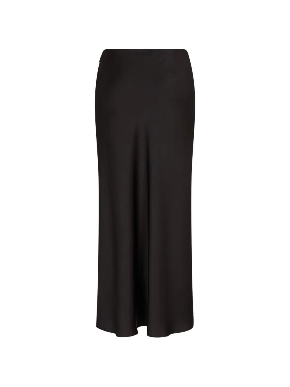 Armani Exchange logo-patch maxi skirt - Nero