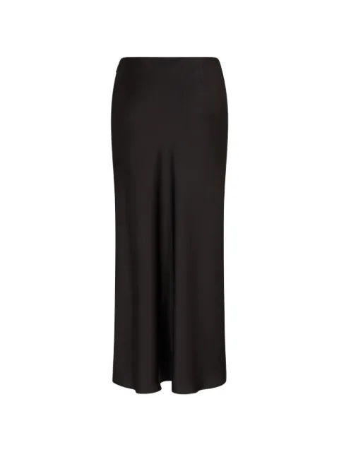 Armani Exchange logo-patch maxi skirt