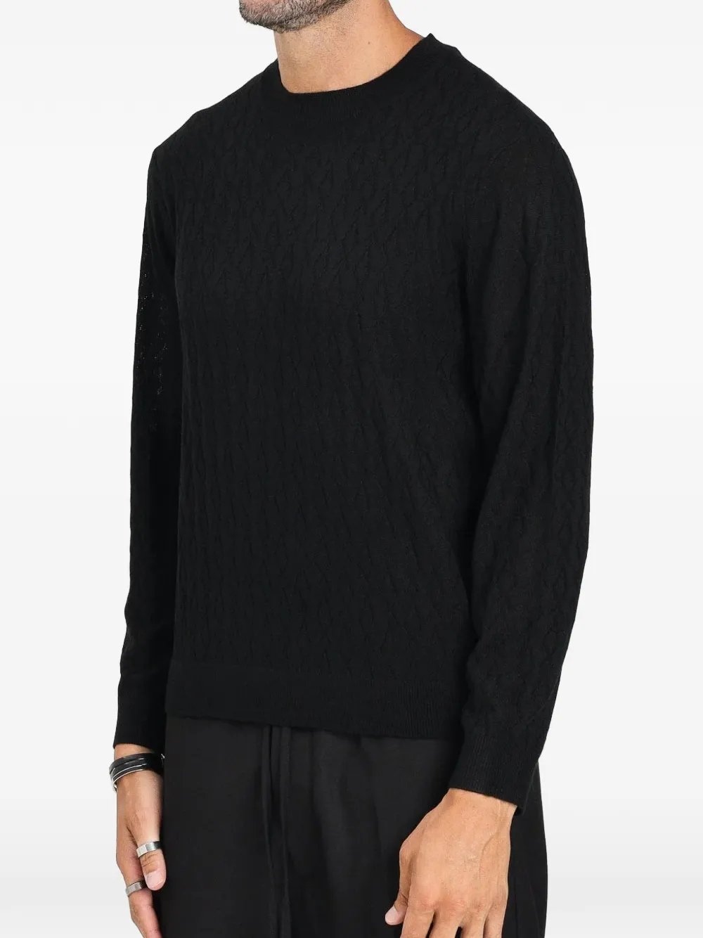 Armani Exchange 다이아몬드 패턴 스웨터 | 스웨터 | Image 2