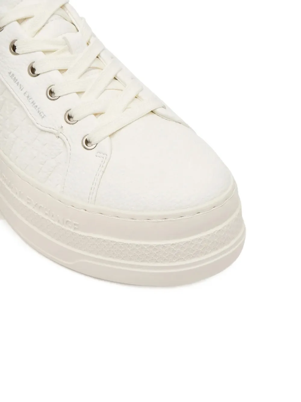 Armani Exchange Sneakers met logo Wit