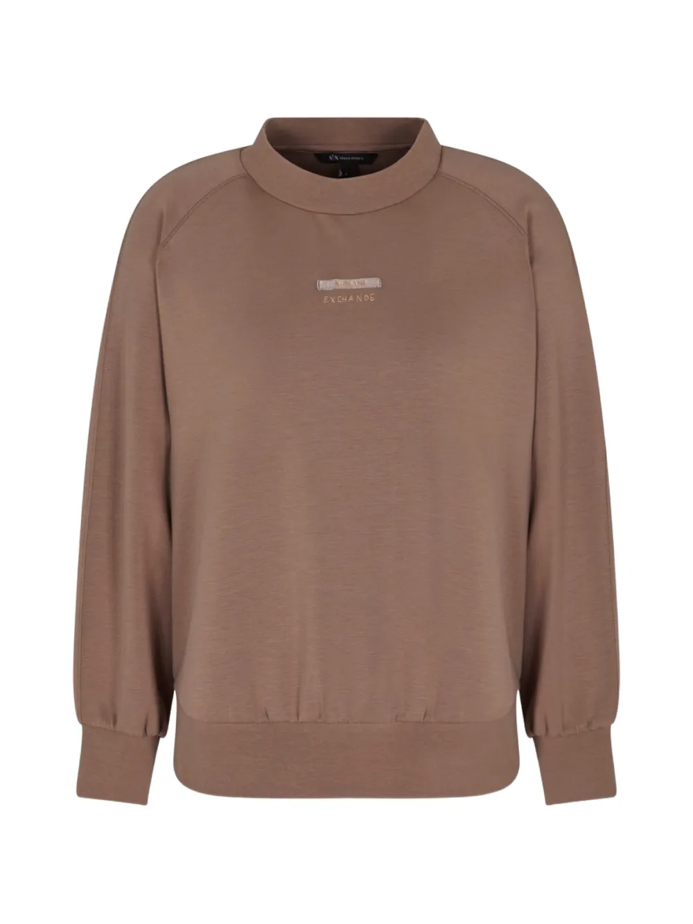 Armani Exchange logo-detail sweatshirt - Marrone