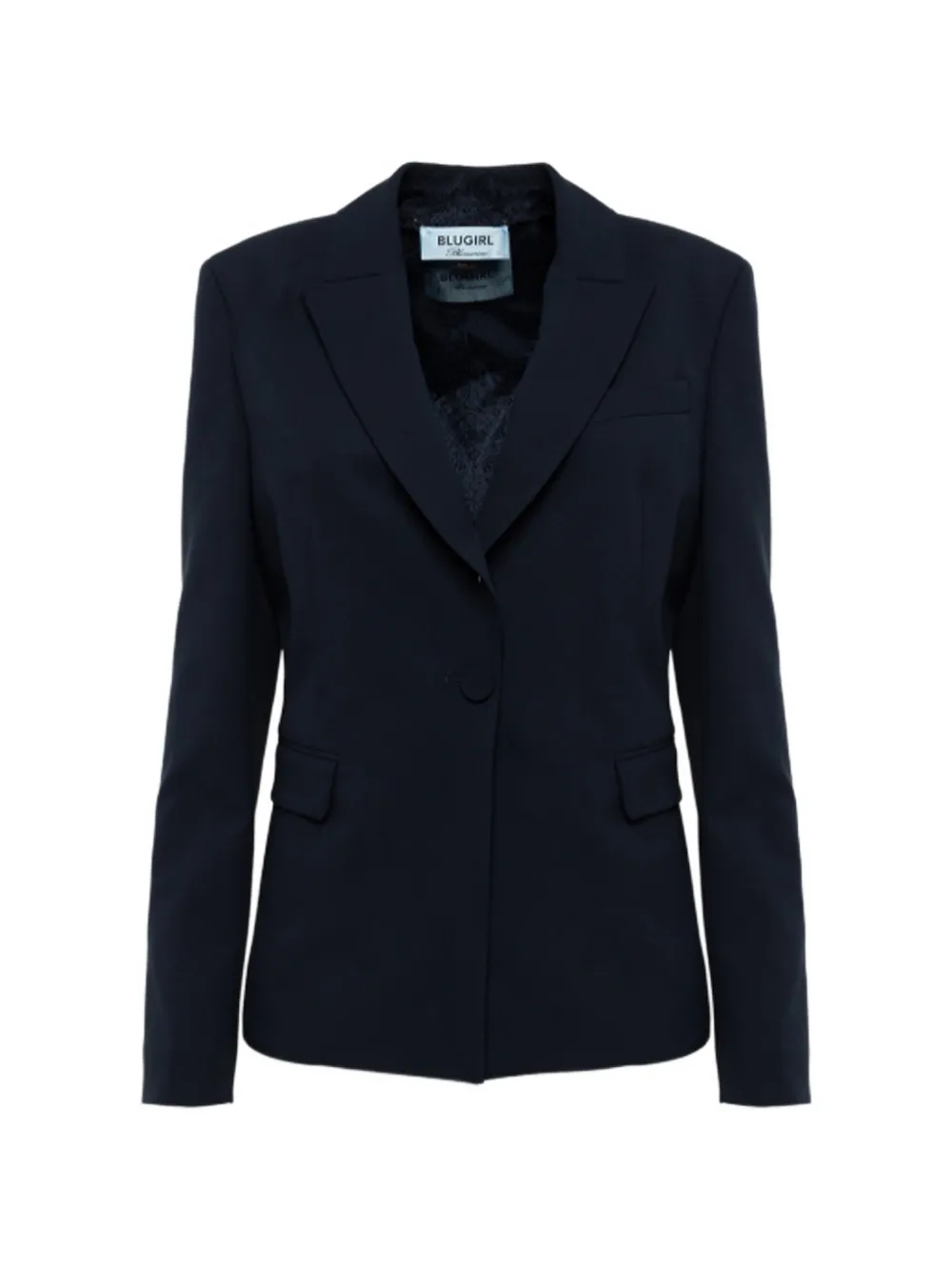 Blugirl peak-lapel single-breasted blazer - Nero