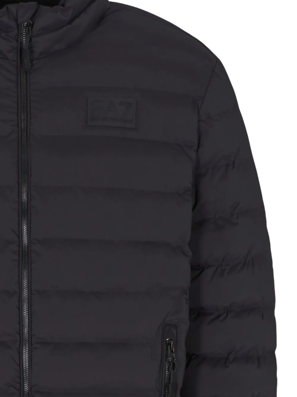 Ea7 Emporio Armani Gewatteerd jack Zwart