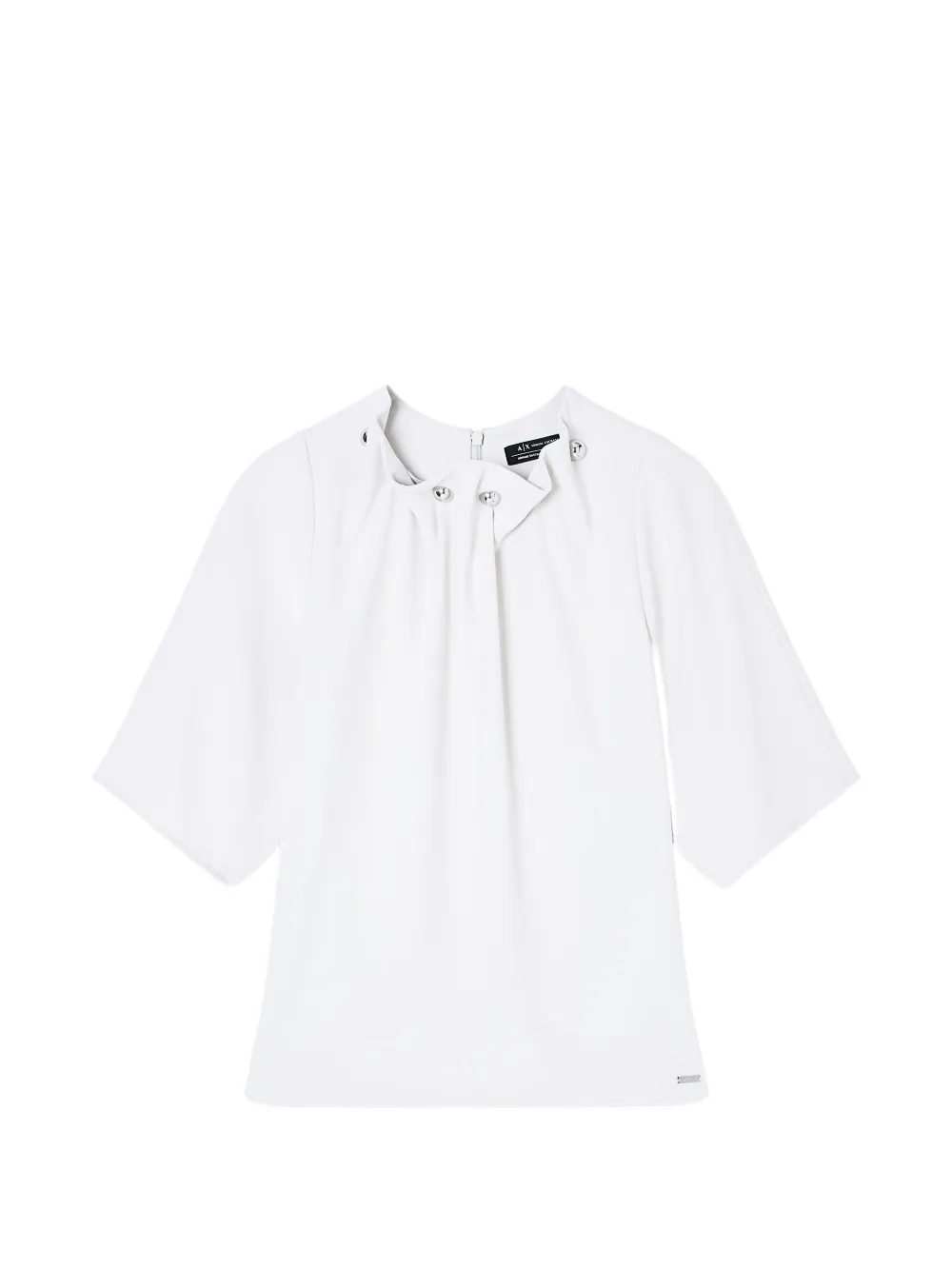 Armani Exchange short-sleeve blouse - Toni neutri