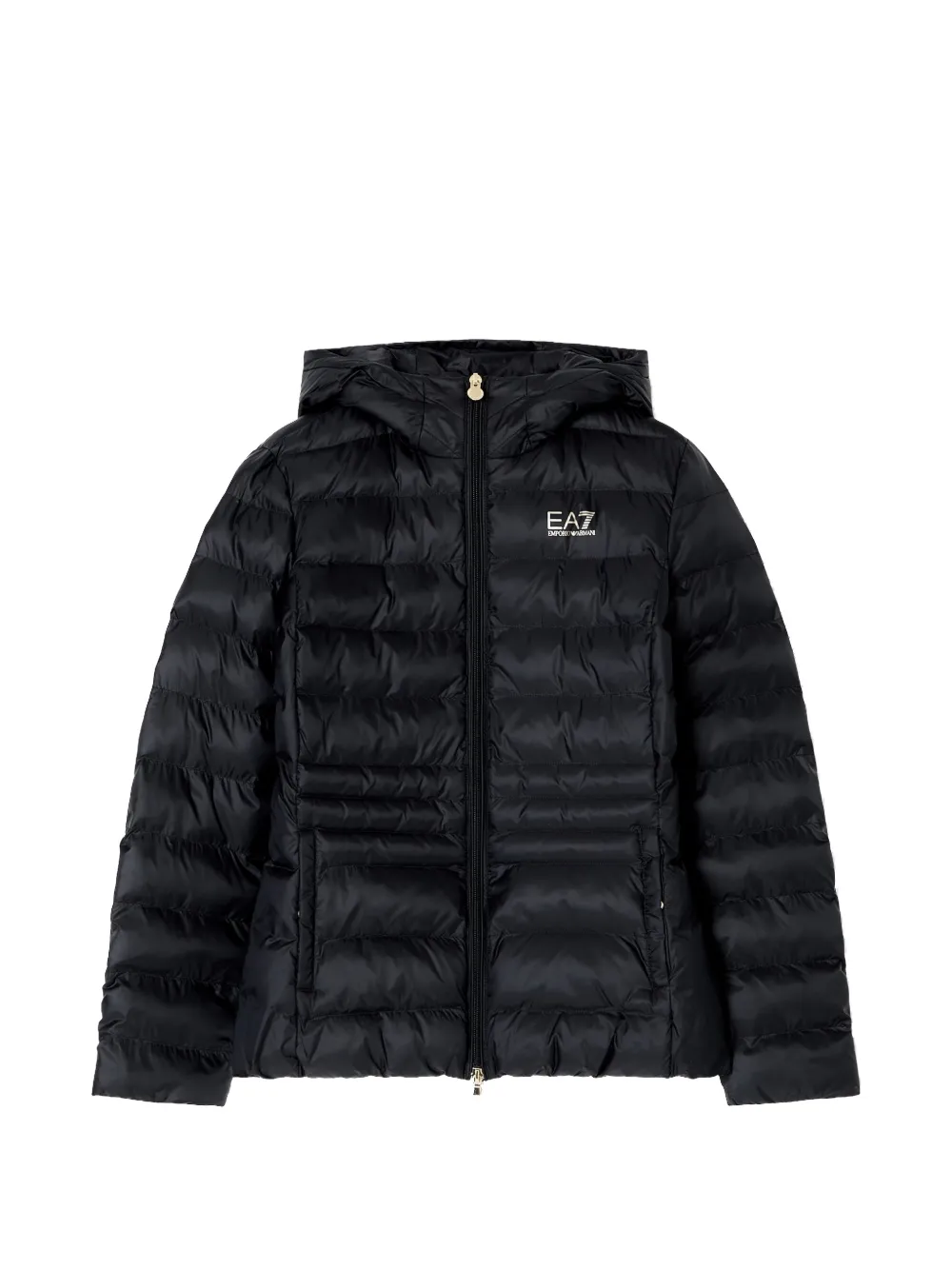 Ea7 Emporio Armani hooded jacket - Black