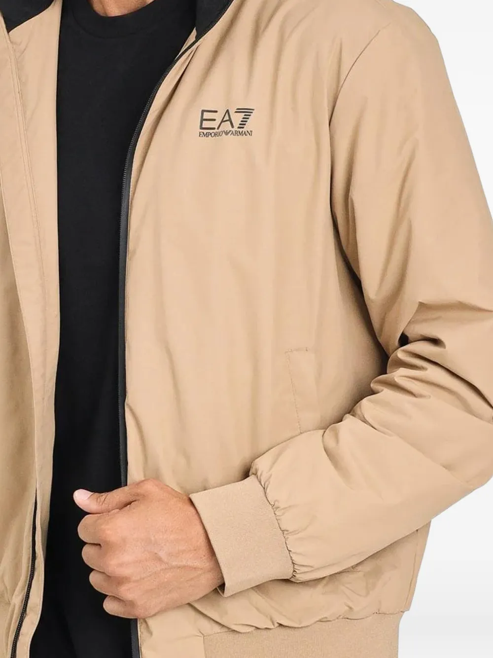 Zip-Up Logo-Detail Jacket