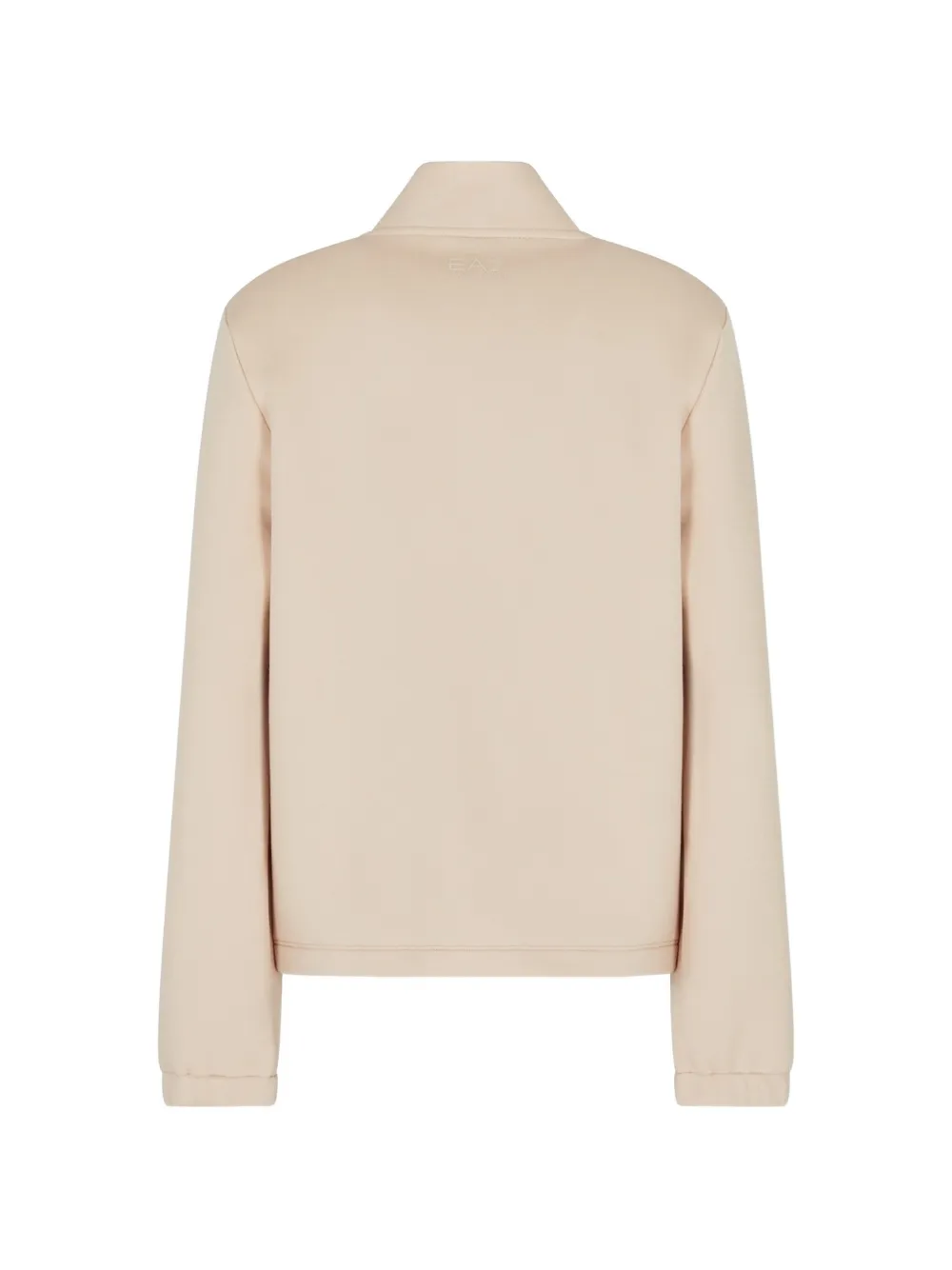 Ea7 Emporio Armani Verfraaide trui met rits Beige