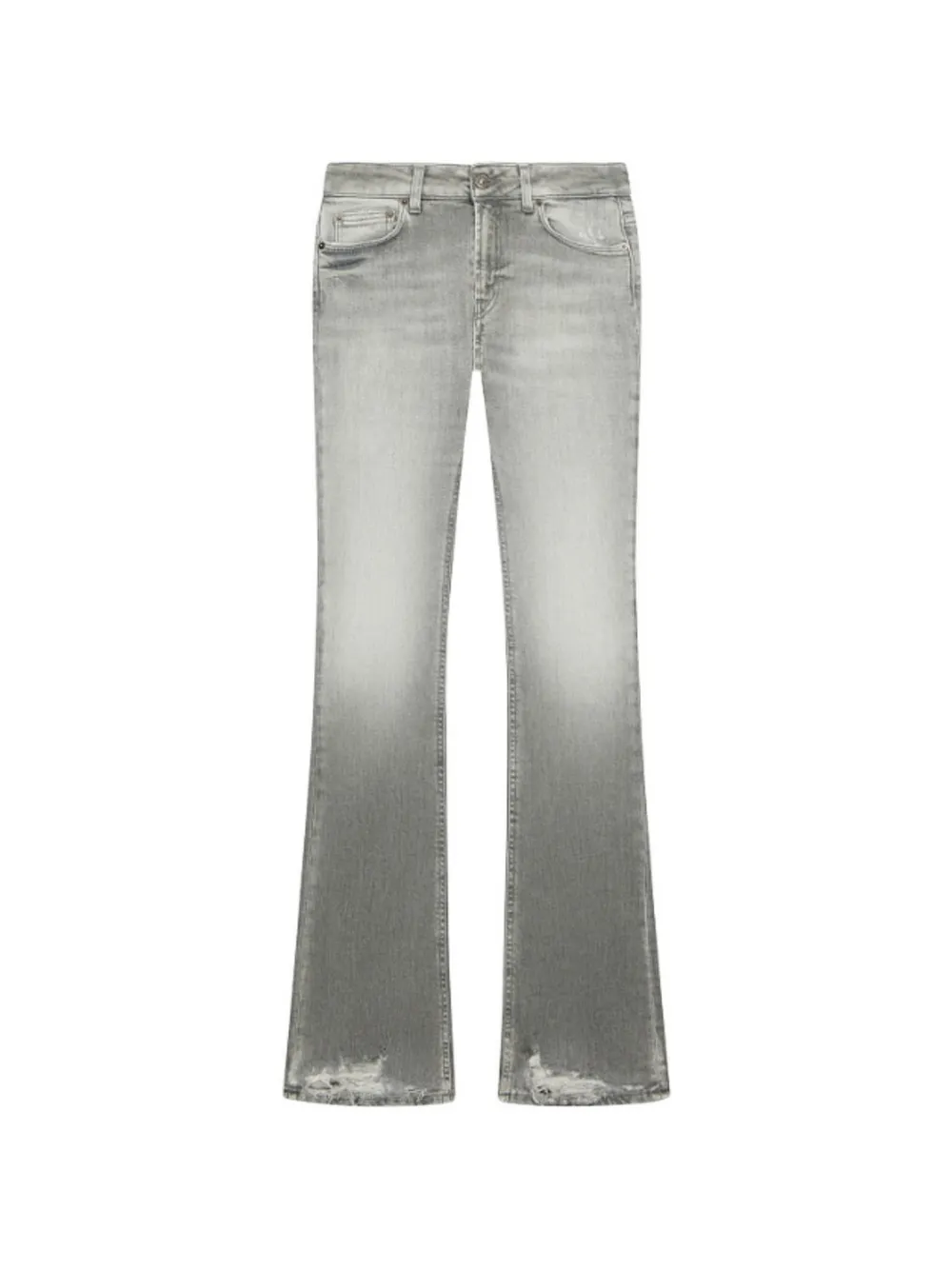 DONDUP Newlola frayed jeans - Grigio