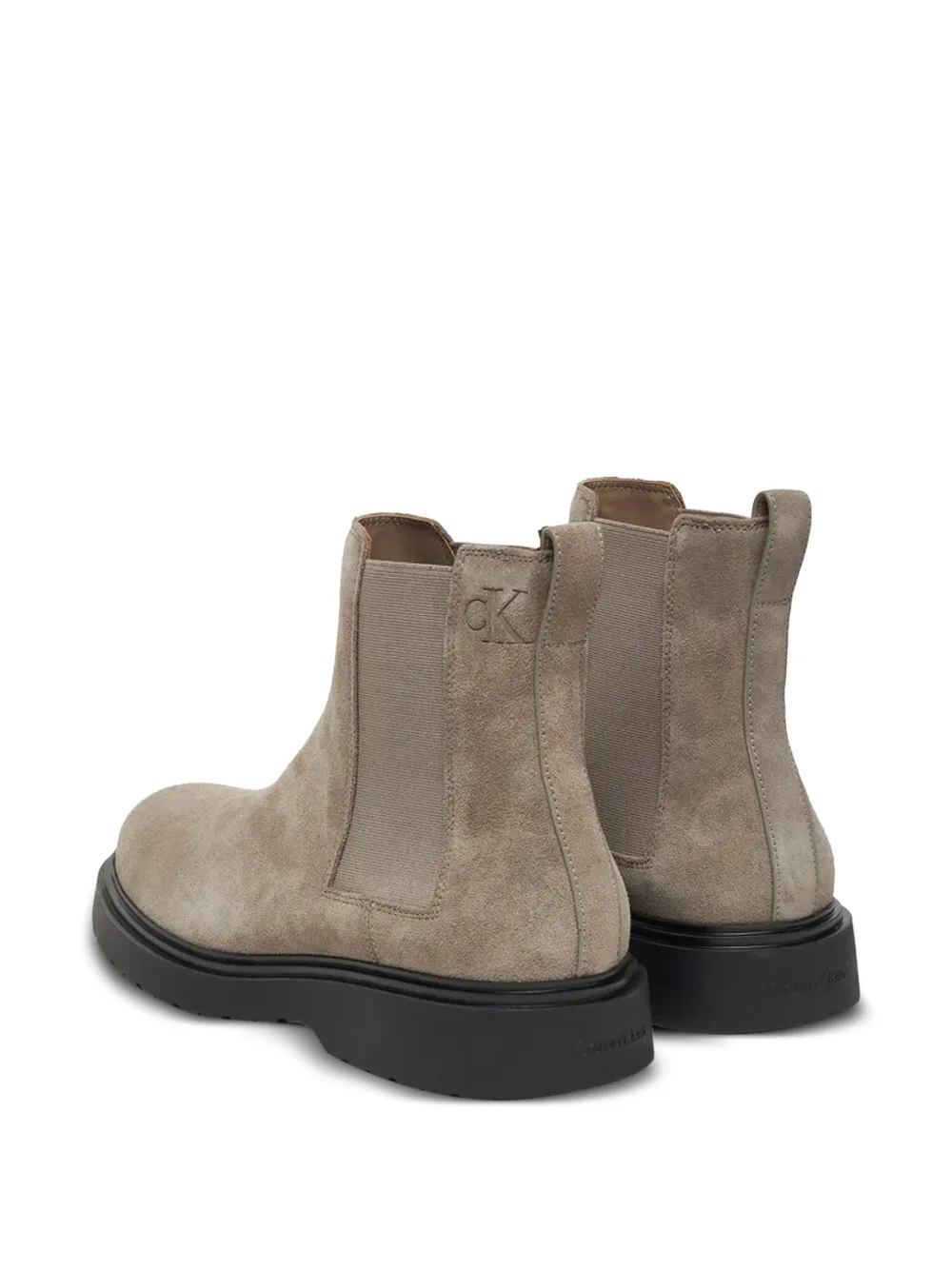 Calvin Klein Suède Chelsea laarzen Beige