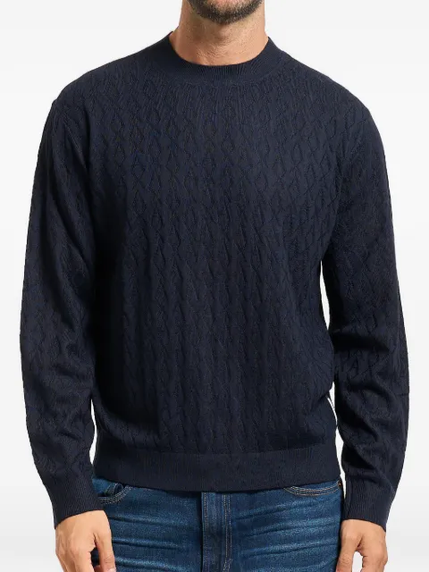 Armani Exchange tekstureret striktrøje