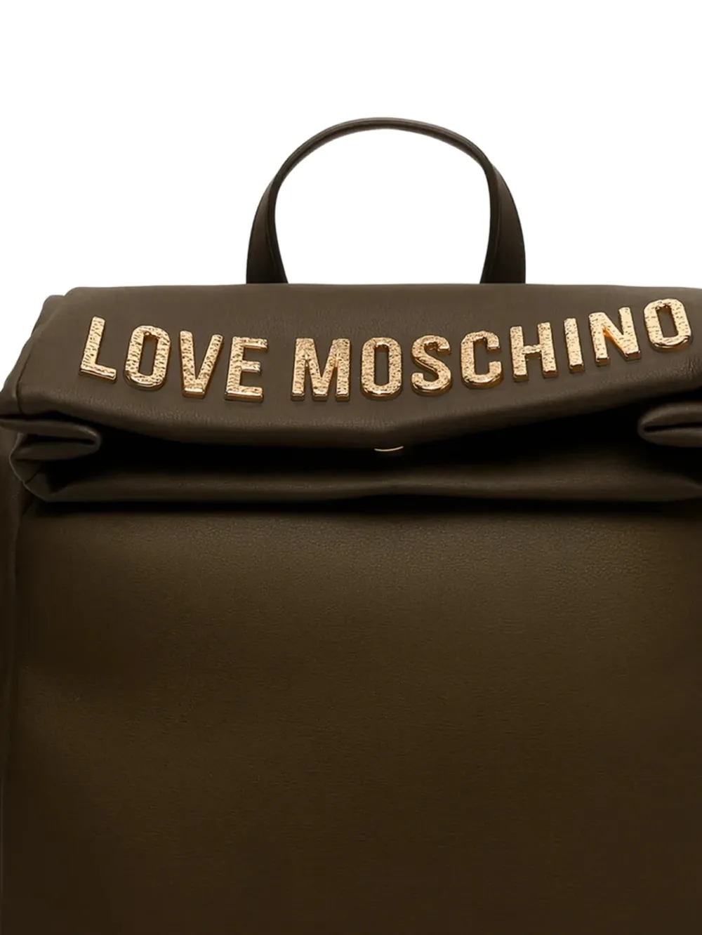  Love Moschino Logo Backpack - Green 