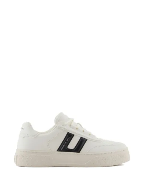 Armani Exchange stripe detail sneakers