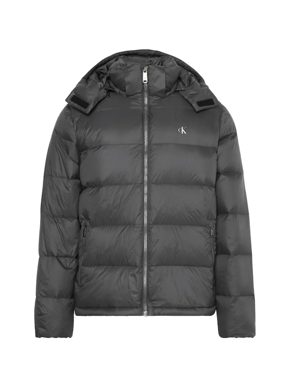 Calvin Klein hooded puffer jacket - Grigio