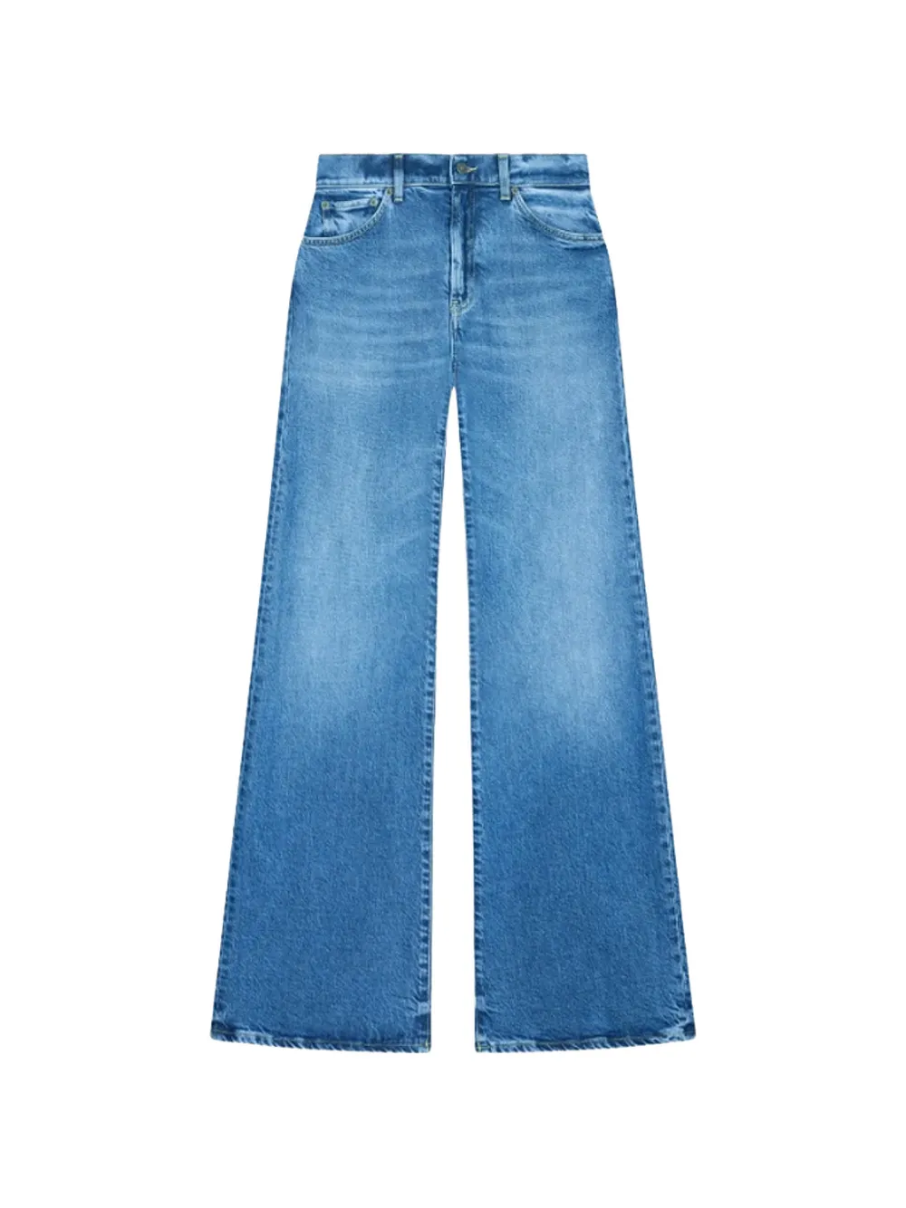 DONDUP flared button jeans - Blu