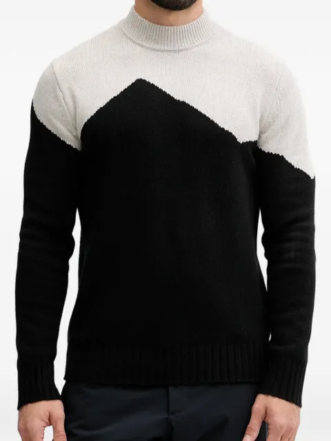 Ea7 Emporio Armani colour block sweater