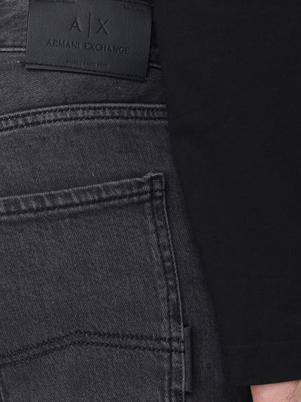 Armani Exchange Low-rise Jeans - Black 