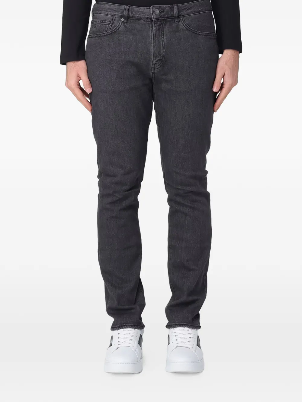 Armani Exchange low-rise jeans - Nero